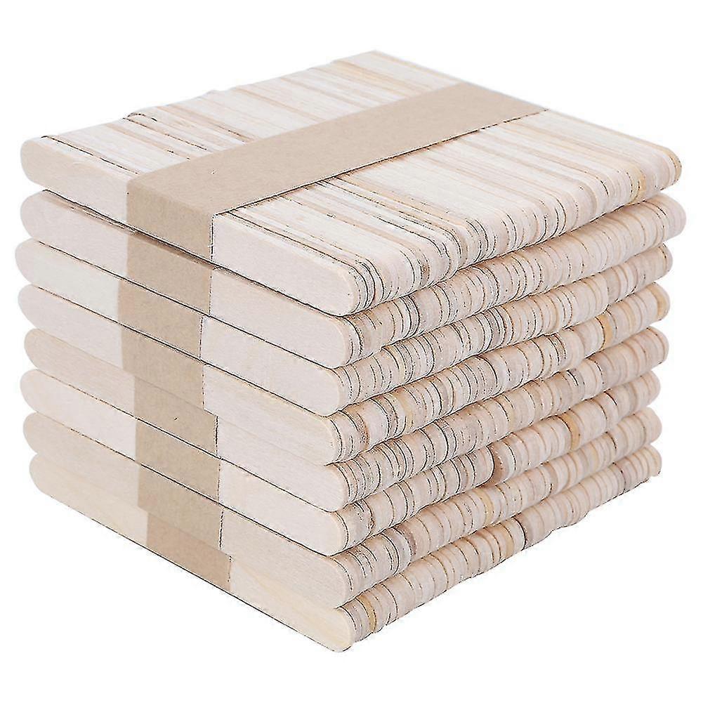 Wooden Handwork Making Set Accessories - 400PCS Wood Ice Cream Sticks for DIY Art Craft Project
