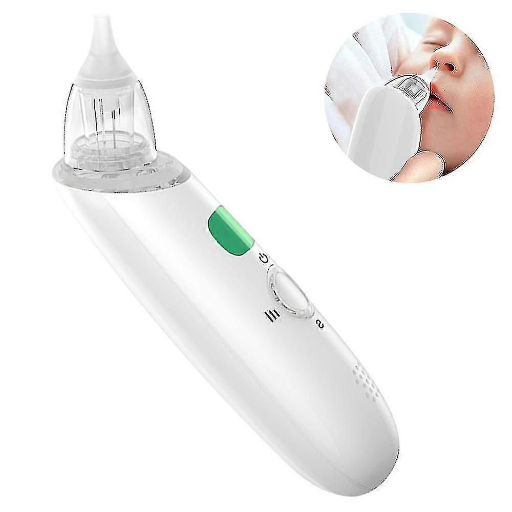 Nasal Aspirator For Baby Nasal Aspirator With Silicone Tip And 3 Adjustable Suction Strength Comfortable, Safe And Quiet Nose Cleaner Portable