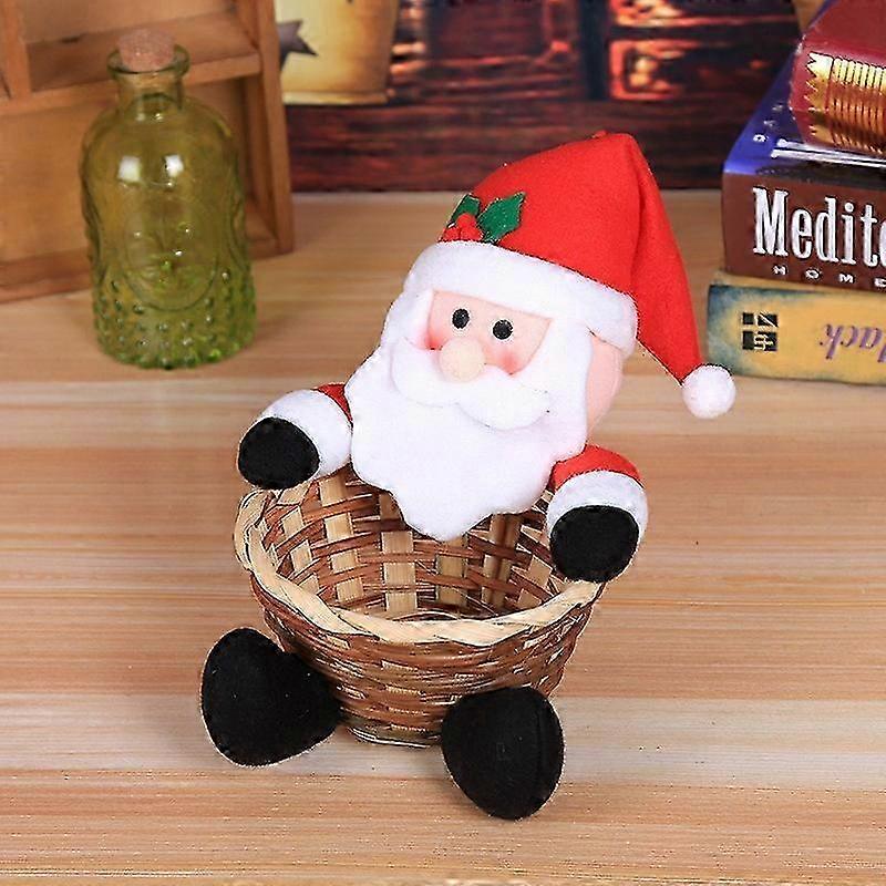 1pc Candy Basket Merry Christmas Decor