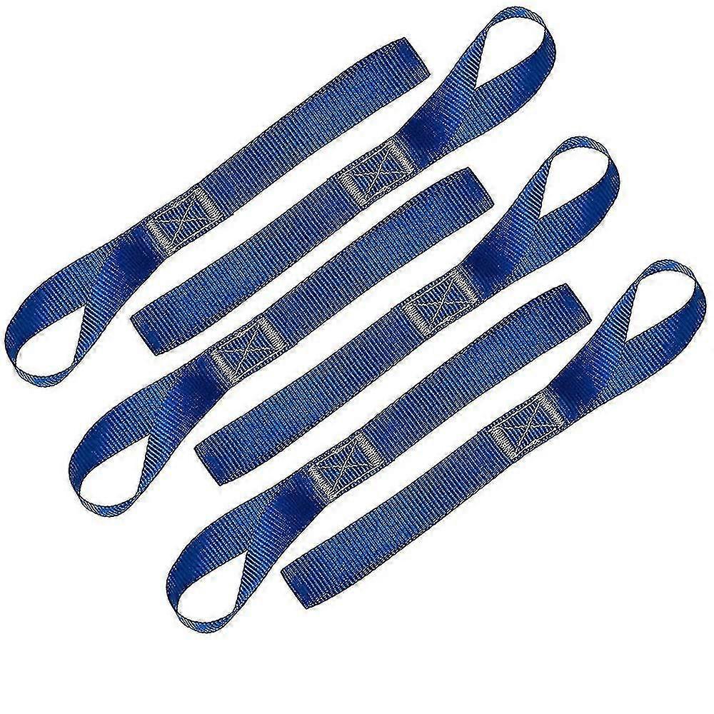 6pcs Soft Loop Tie Down Straps For Motorcycles, 29.5cm-ZZY