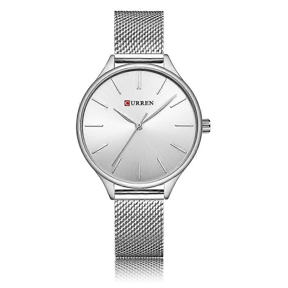 Curren Women Quartz Watch White Shell White Surface