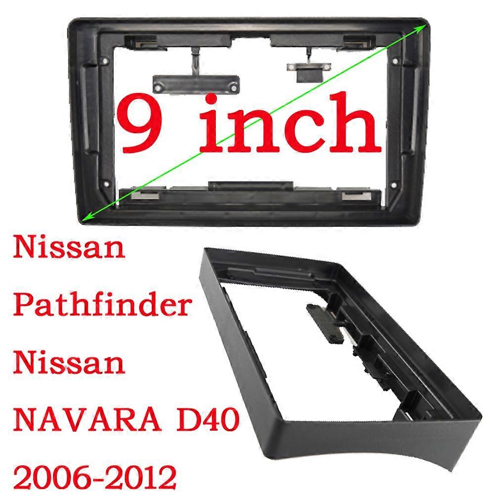 9 Inch Car Radio Frame For Nissan Pathfinder (R51) 2004-2012 NAVARA D40 2006-2012 Dash Kit Install Facia Console Bezel Adapter