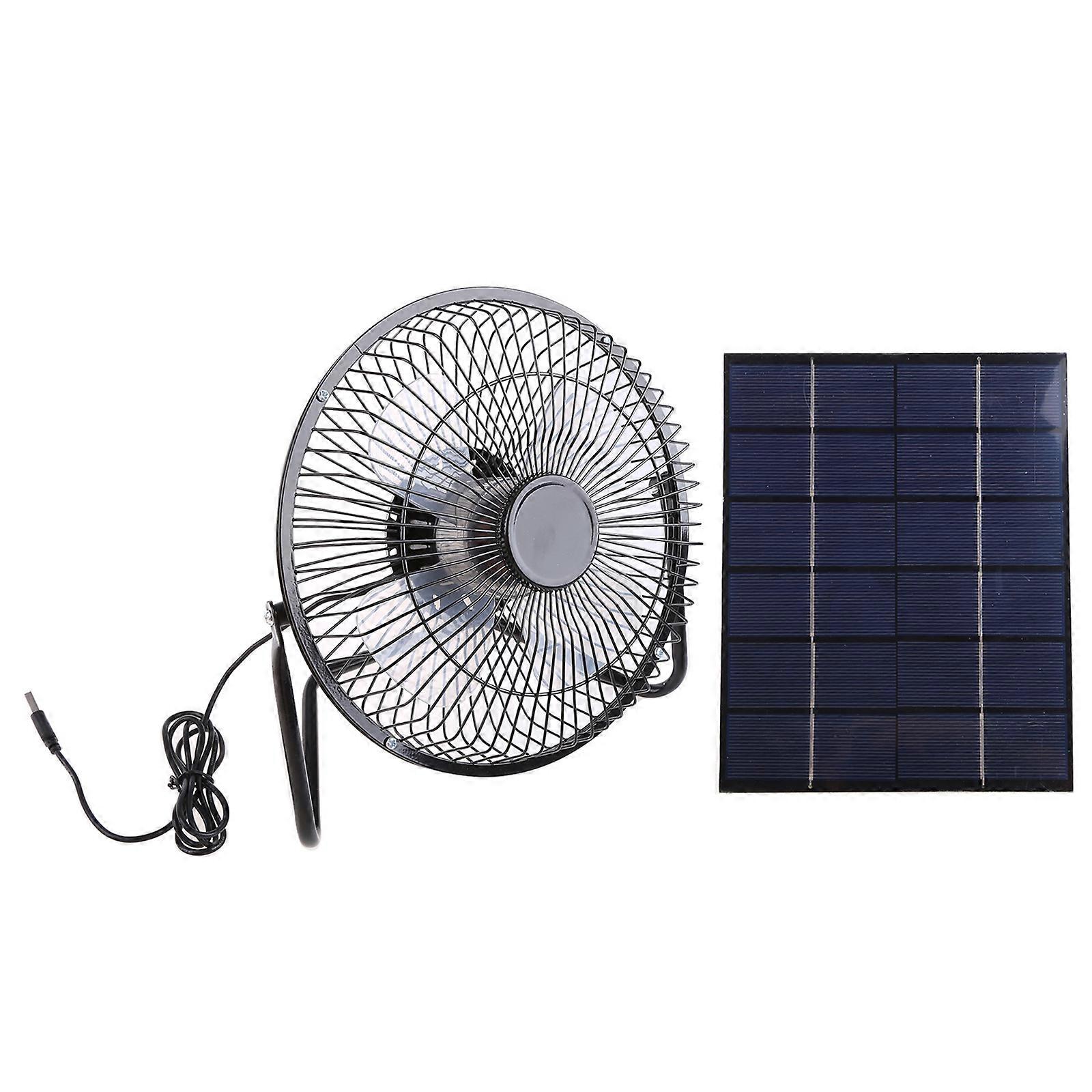 5.2W 8Inch Solar Eksos Fan Kit Air Extractor Mini Ventilator Solcellepanel