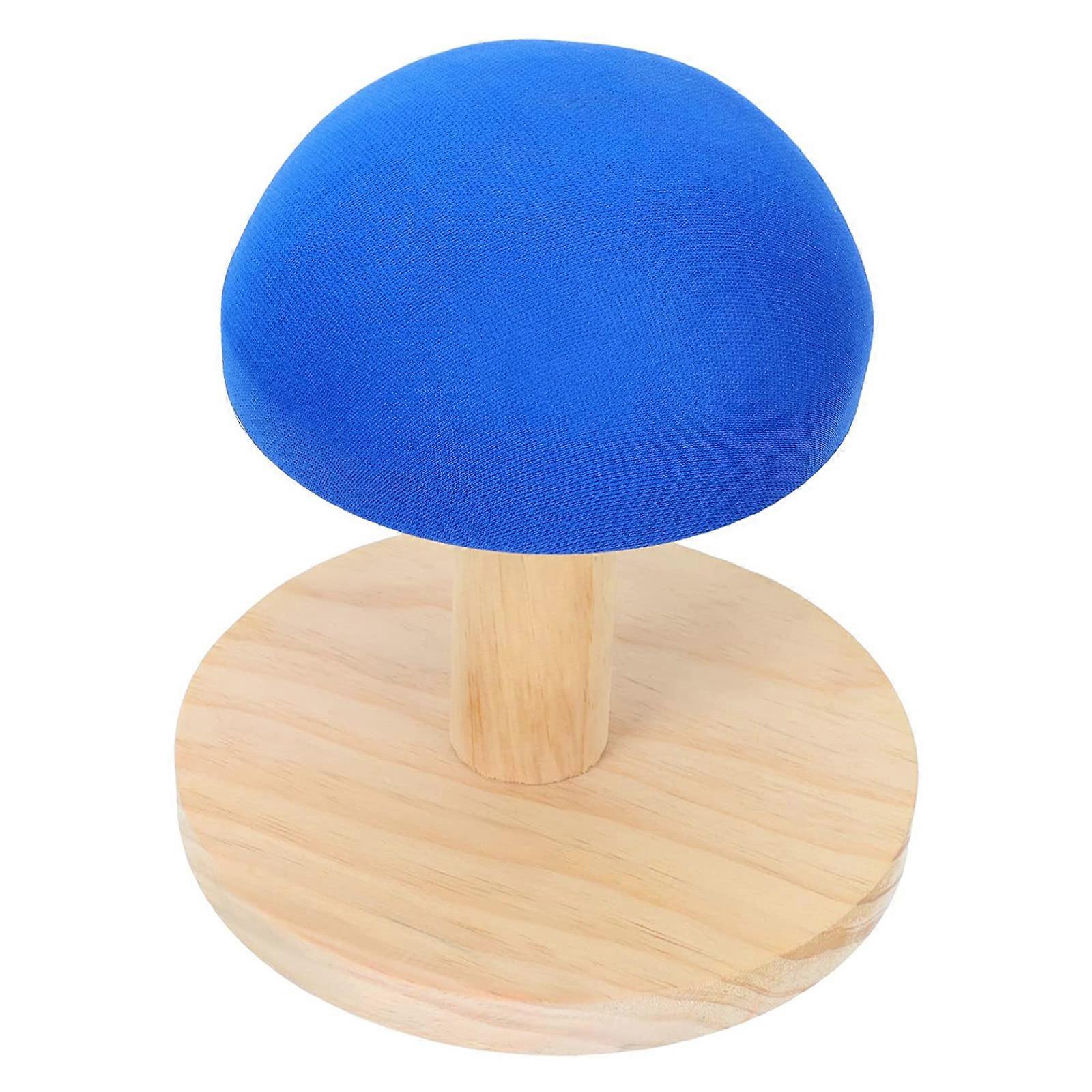 Mini Round Ironing Stool Solid Wood Auxiliary Tool Small Table Sleever Board for Home Clothes Collars Shoulders Gadget
