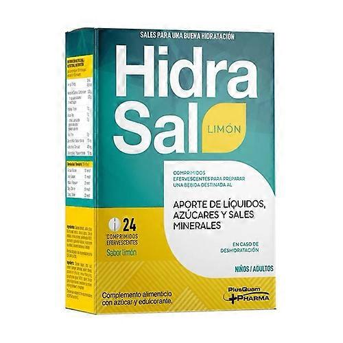 Hidrasal lemon helps with dehydration 24 effervescent tablets