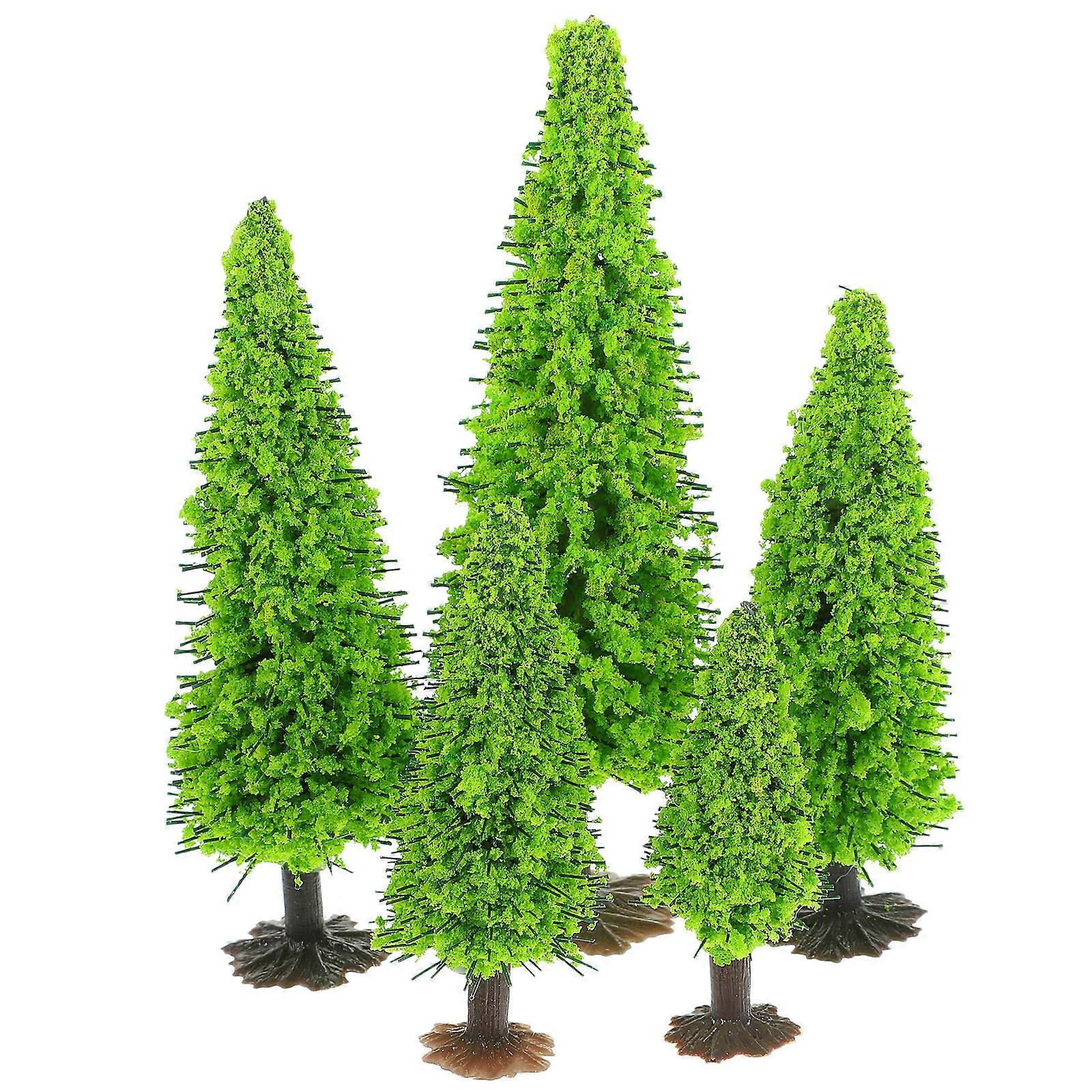 15pcs Miniature Trees Models Diy Landscape Miniature Trees Models Sand Table Decors