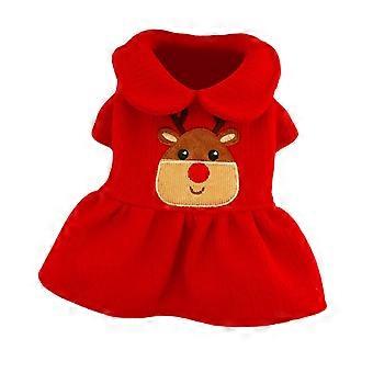 Winter Warm Pet Dog Clothes Small Dog Costume Party Clothes   Skirt Xs