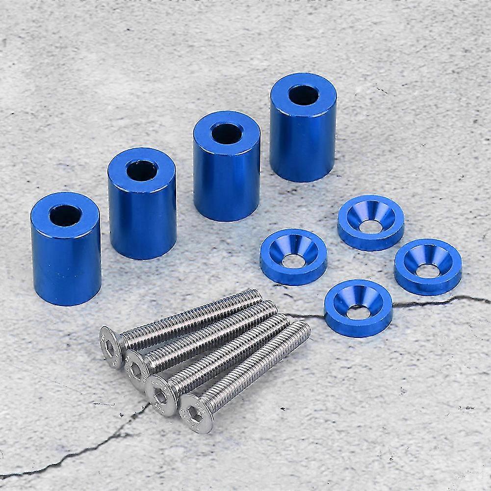 Aluminum Alloy Bonnet Raisers Hood Vent Spacers Screws Kit Modified ...