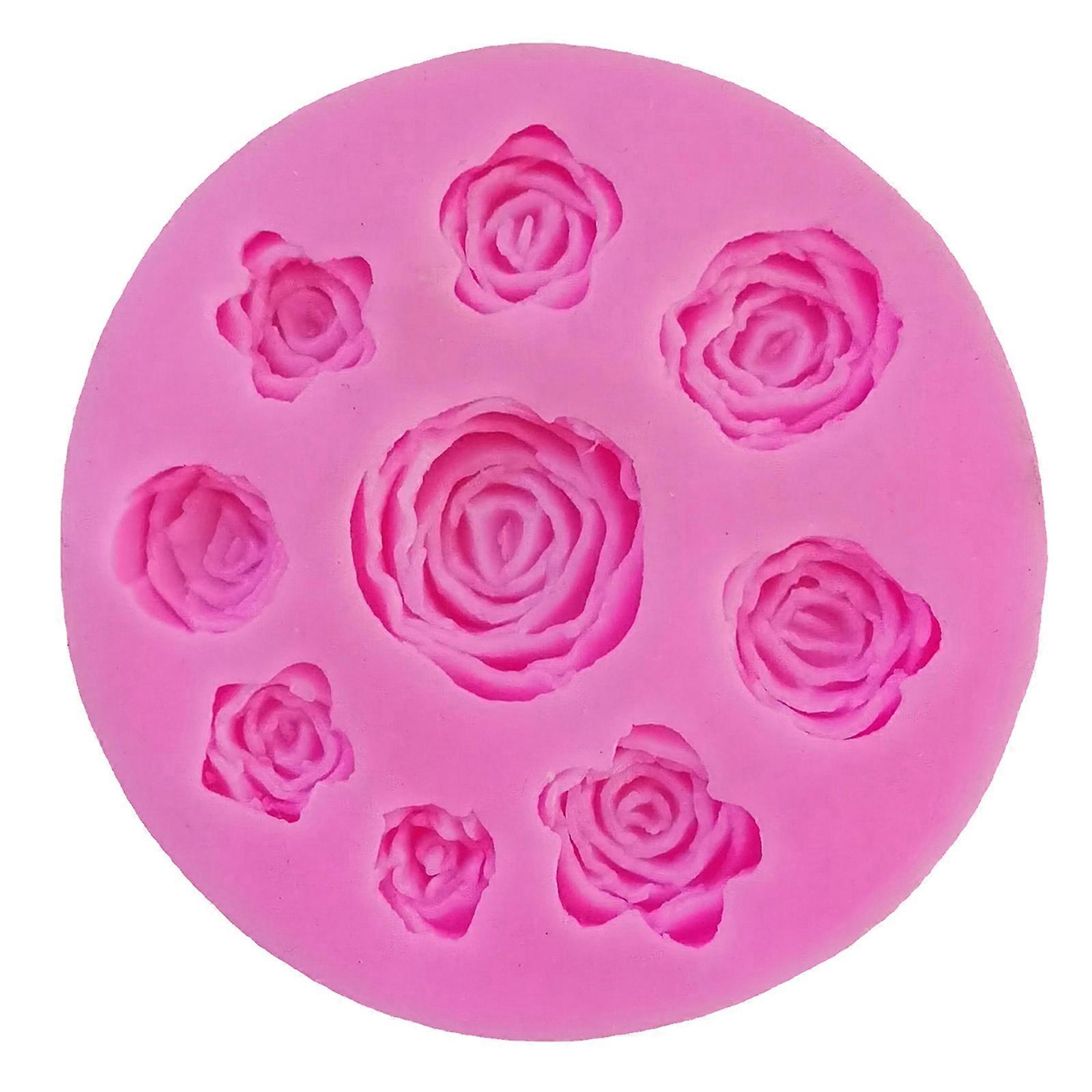 Rose Candy Moulds Baking Gadgets Non-stick Silicone Material for Kitchen Baking