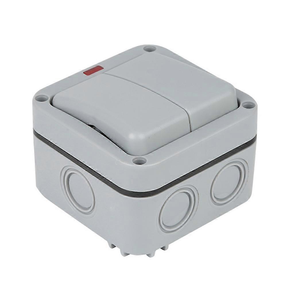 MP12 Weatherproof Outdoor Switch Push Button SPDT Switch Wall Switch Socket