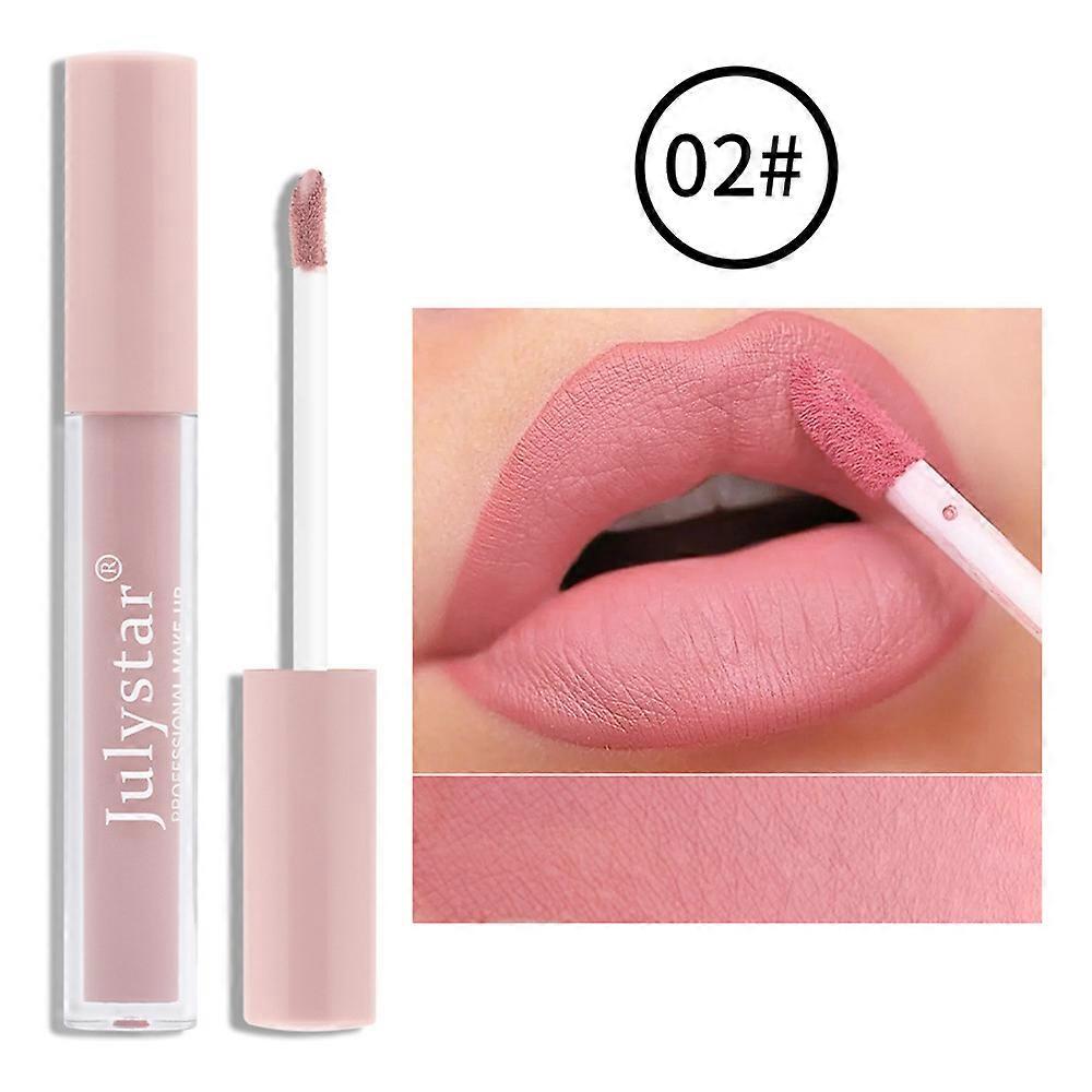 Matte lip glaze, matte lipstick, non-stick, non-fading lip gloss