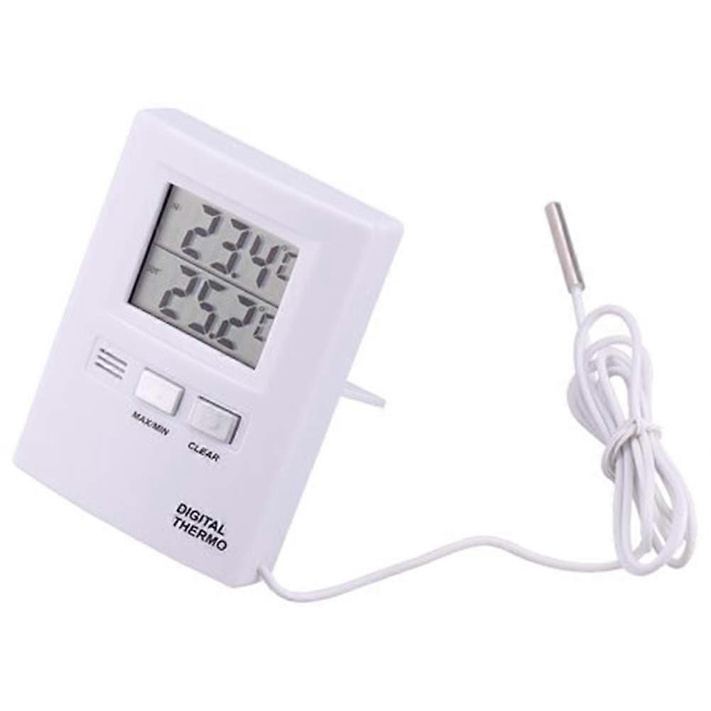 High-Precision LCD Digital Thermometer - Indoor/Outdoor