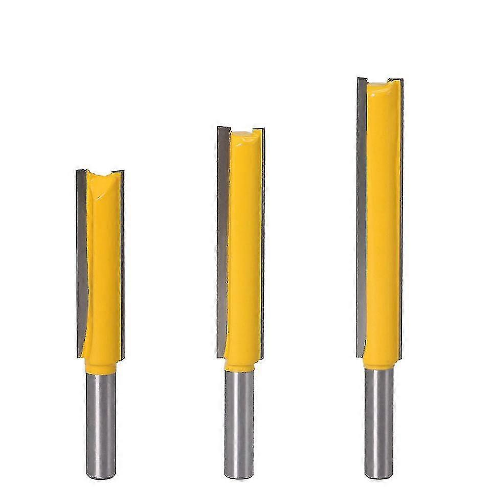 3 Stück Router Bits gerade extra lang