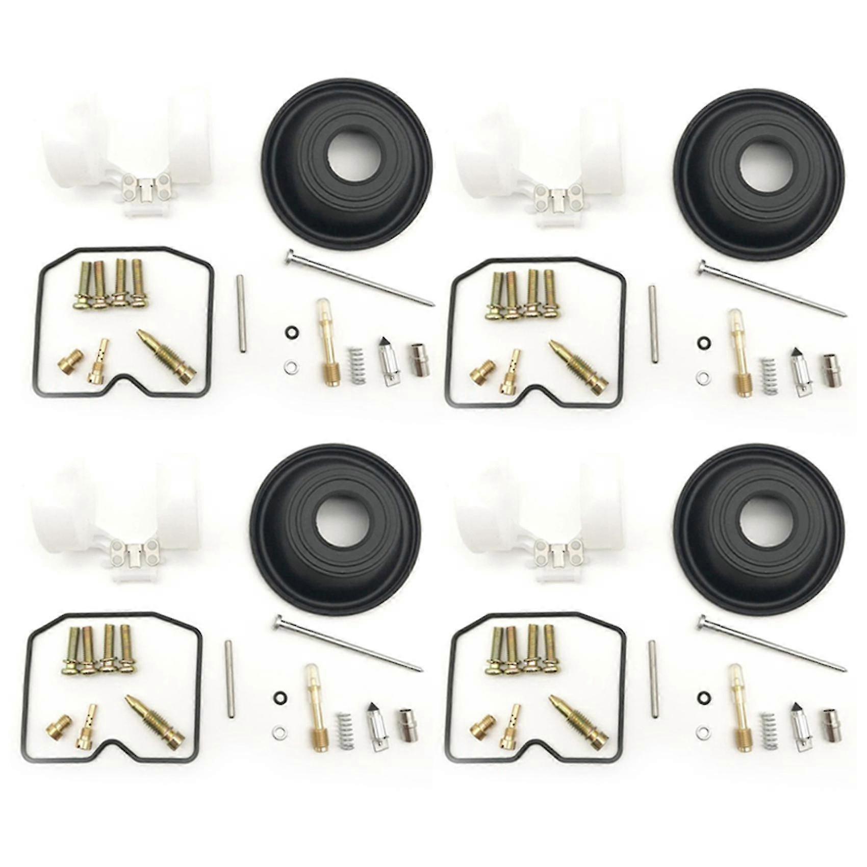 4x Carburetor Repair Kit Configure Vacuum Diaphragm And Float For Zrx400/-ii Zr400c/e/f 1989-1997
