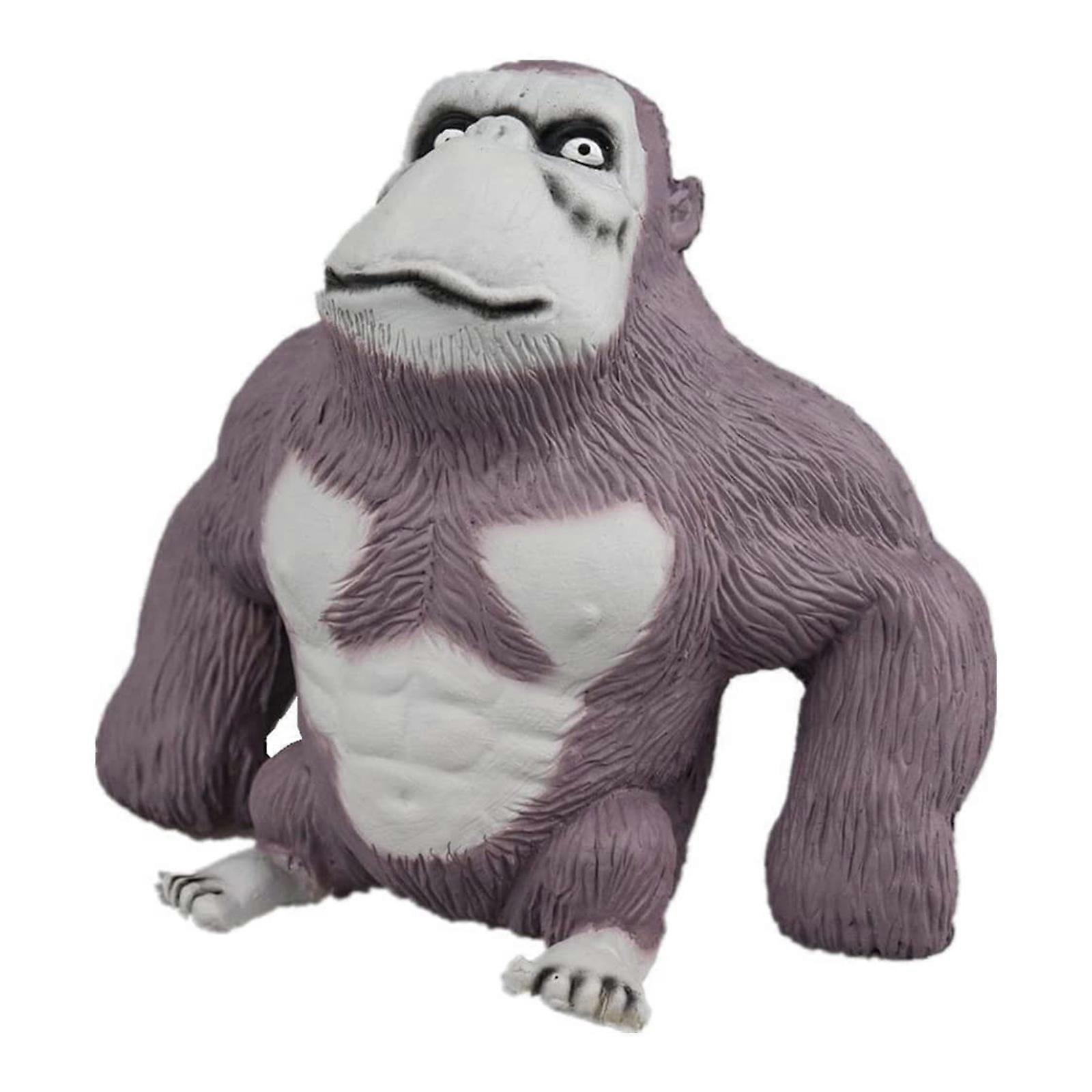 Monkey Toy Figure for Kids and Adults, Decompress and Stretch Stress Gorilla