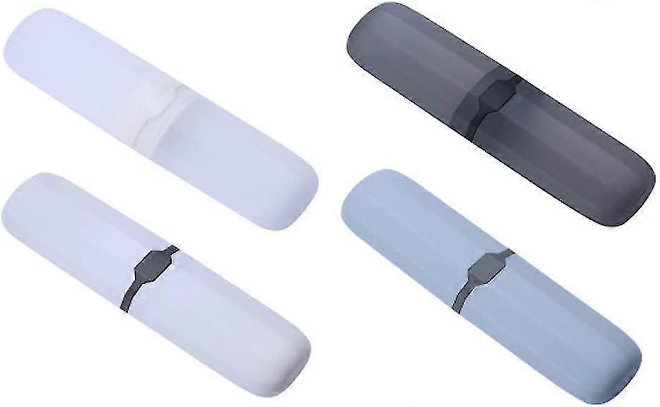 4pcs Toothbrush Case Portable For Travel