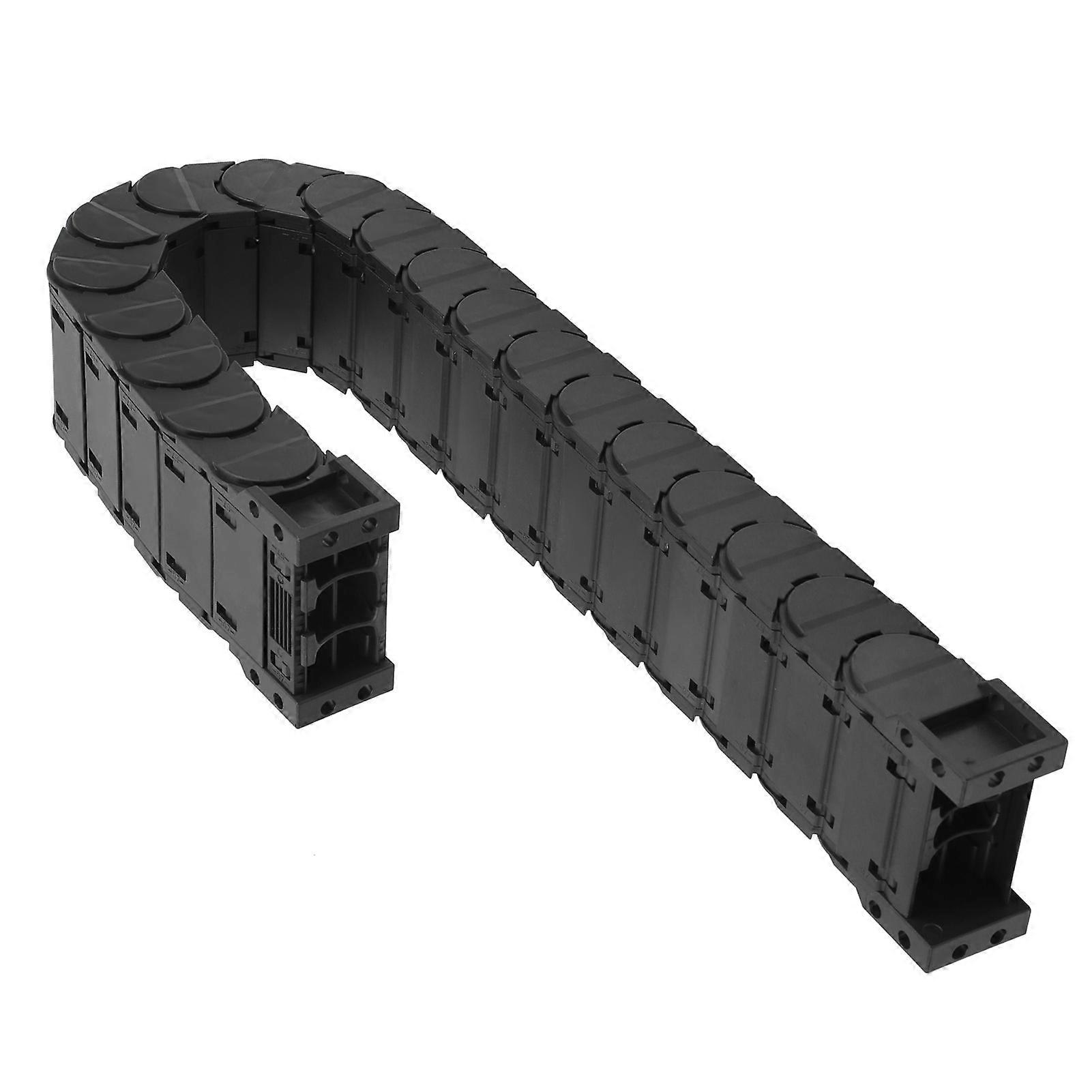 Cable Drag Chain D25 x 100, Nylon, Low Noise, 1 Meter Length
