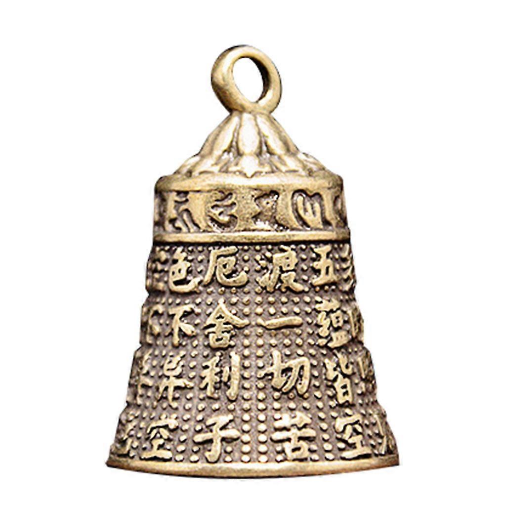 Christmas Tree Pendant Brass Handicrafts Scripture Bell Button Wind Bell Gifts