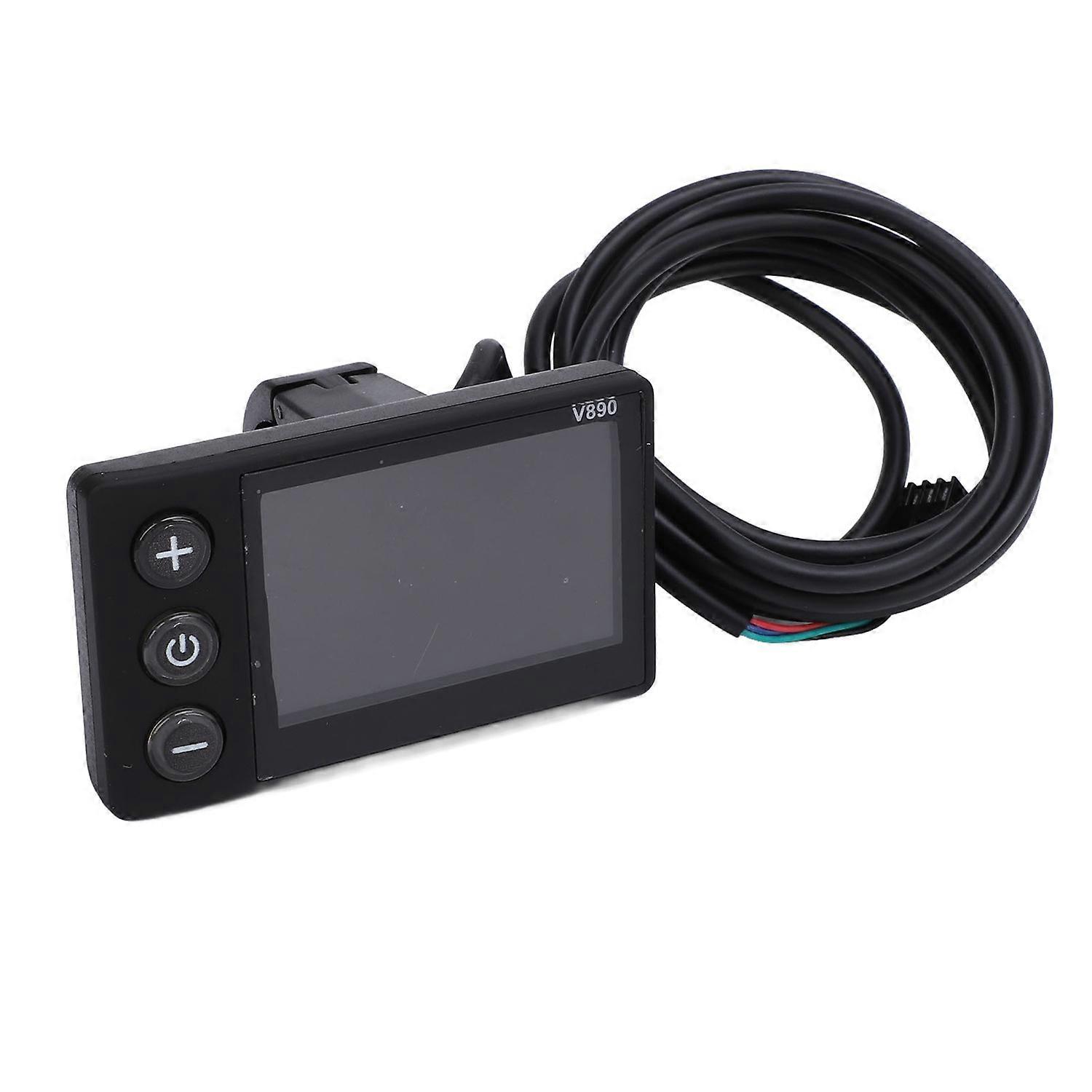 Cycling LCD Display Water Resistant Multifunctional Riding Color Screen Control Panel for 22.2mm Han