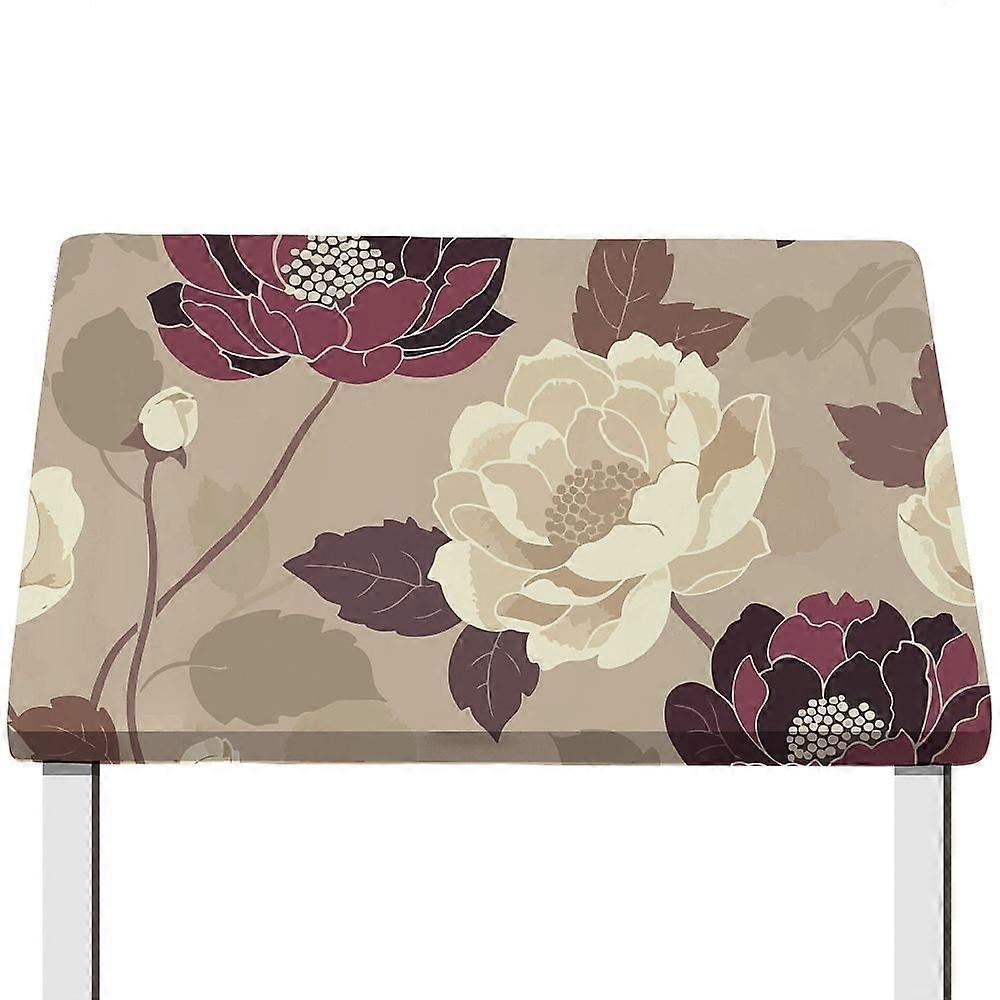 Waterproof Polyester Tablecloth for Dining Table Decoration Rectangle Flower 1220x760mm