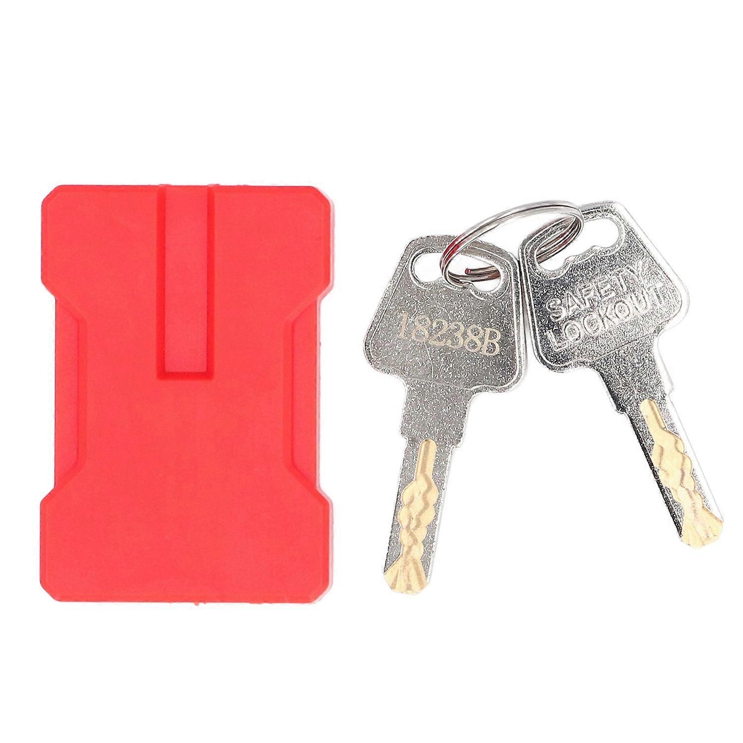 Electrical Safety Lock Energy Isolation Locking Plug Shutdown Lockout Device for 2 and 3 Prong Plugs