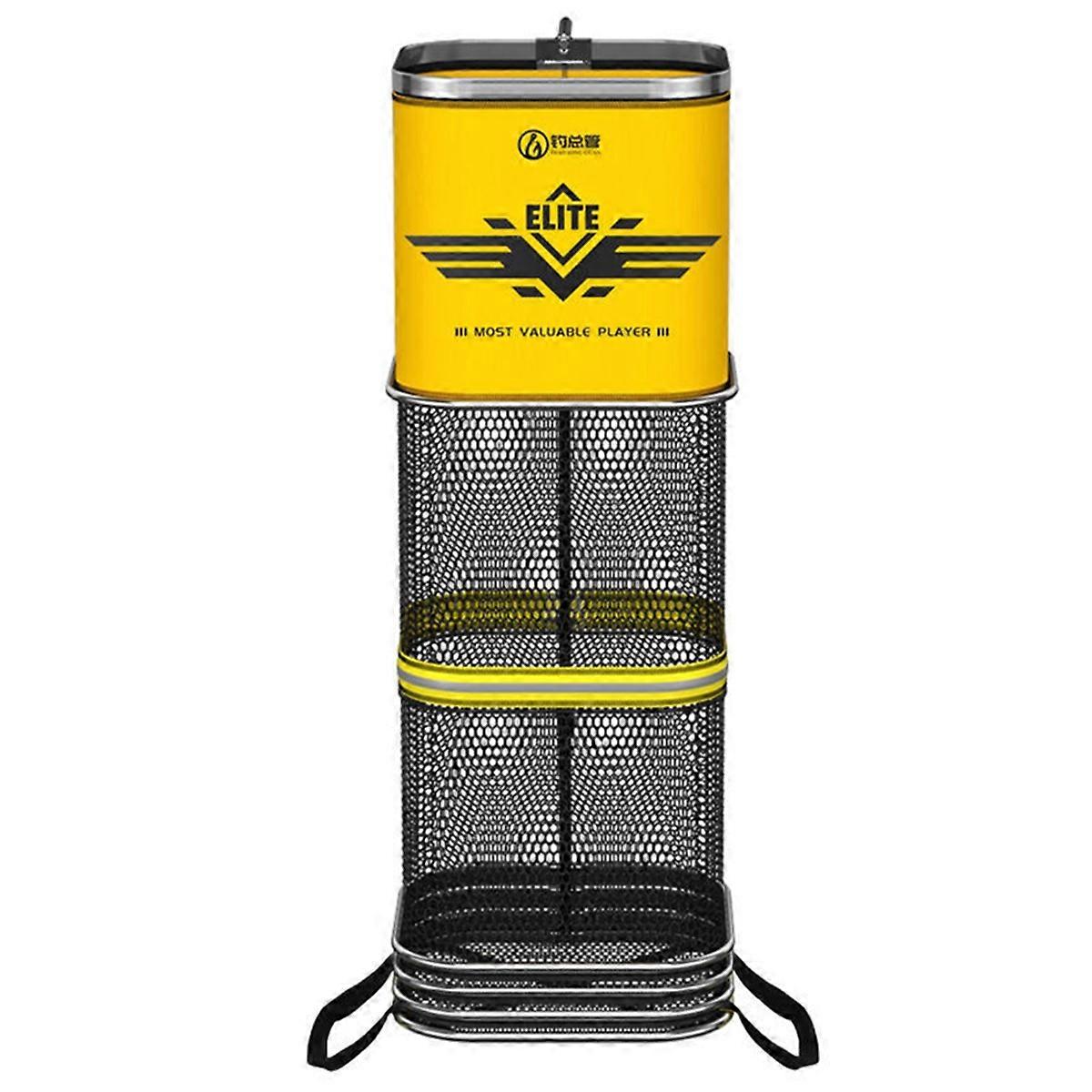 ELITE Fishing Net Large Capacity Folding Fish Net Portable Fish Net Telescopic Fishing Accessories