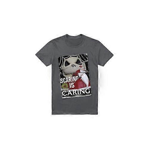 ナイトメアー・ビフォア・クリスマス メンズ スケアリング イズ ケアリング Tシャツ