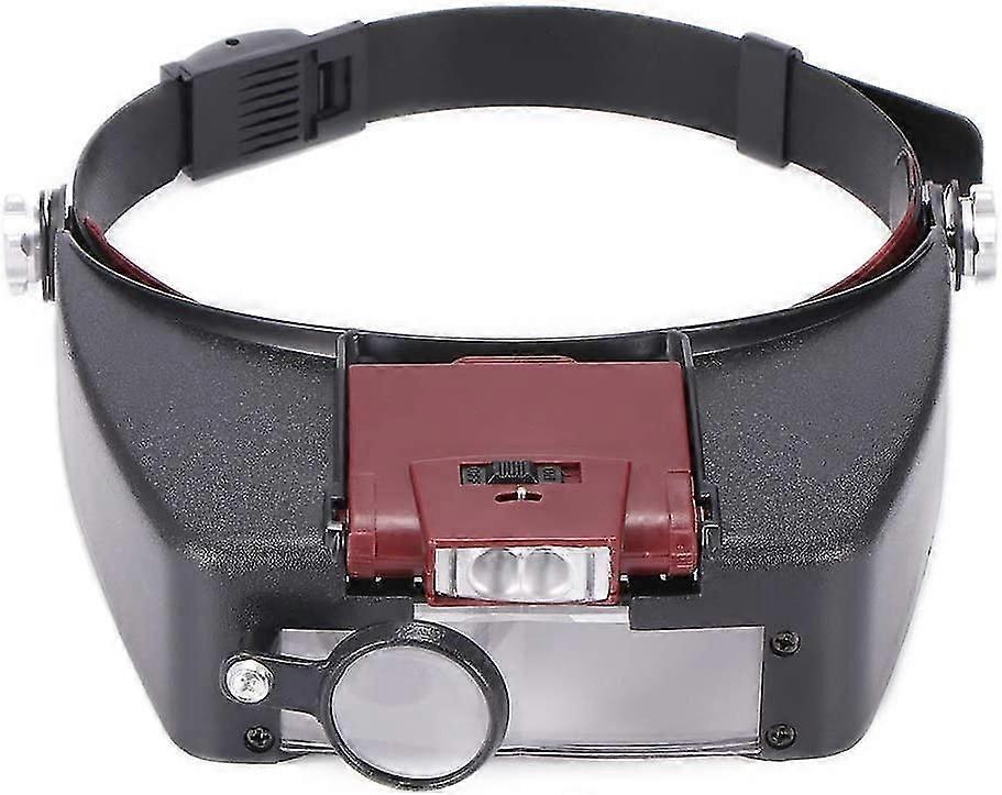 Lenti d'ingrandimento, fascia con lampade a LED Lente d'ingrandimento a mani libere 1,5 x 3 x 6,5 x 8 x per la riparazione