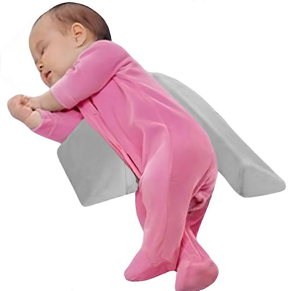 Positioning Pillow Infant Lateral Support Pillow Triangle Support Design Removable - Grey