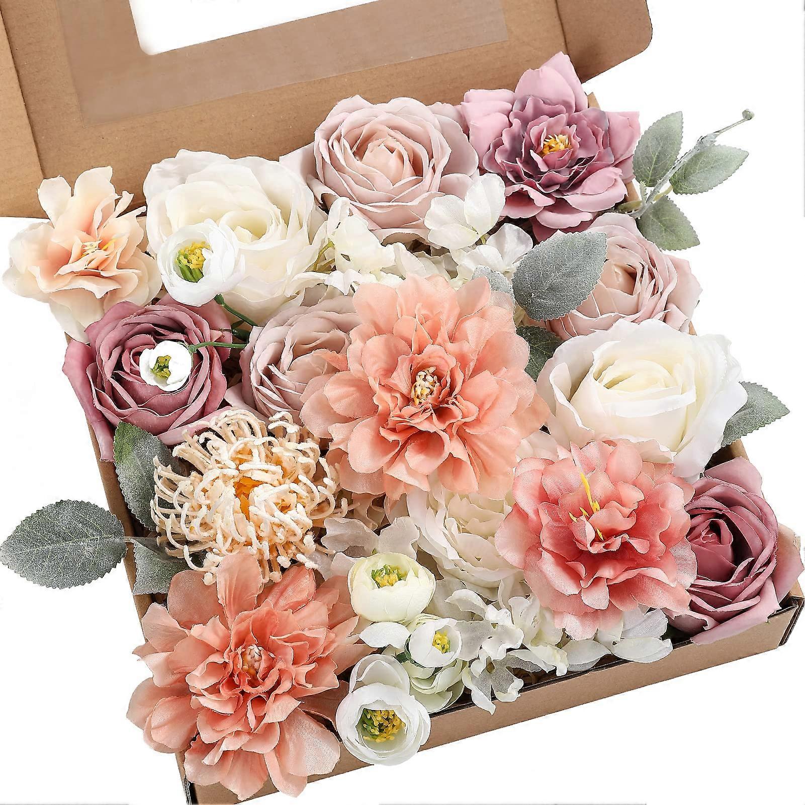 Artificial Flower Combo Set - Flower Branches For DIY Bouquets and Home Decorations