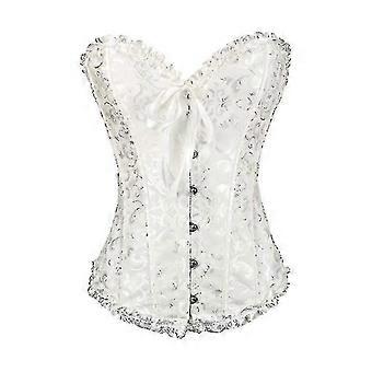Tube Top Jacquard Gothic Palace Corset Waistcoat Shapewear Corset