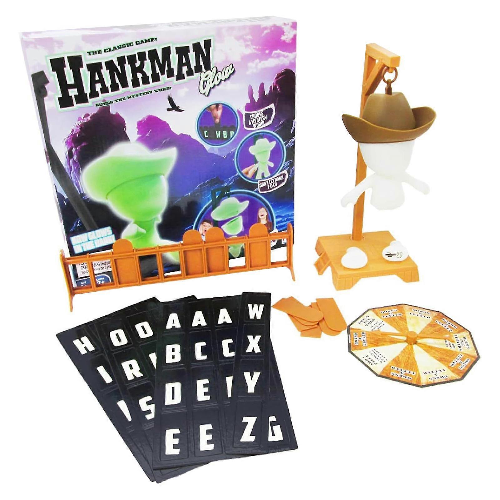 Intense-Hangman Game for Couples Glowing in The Dark Travel Game for Family