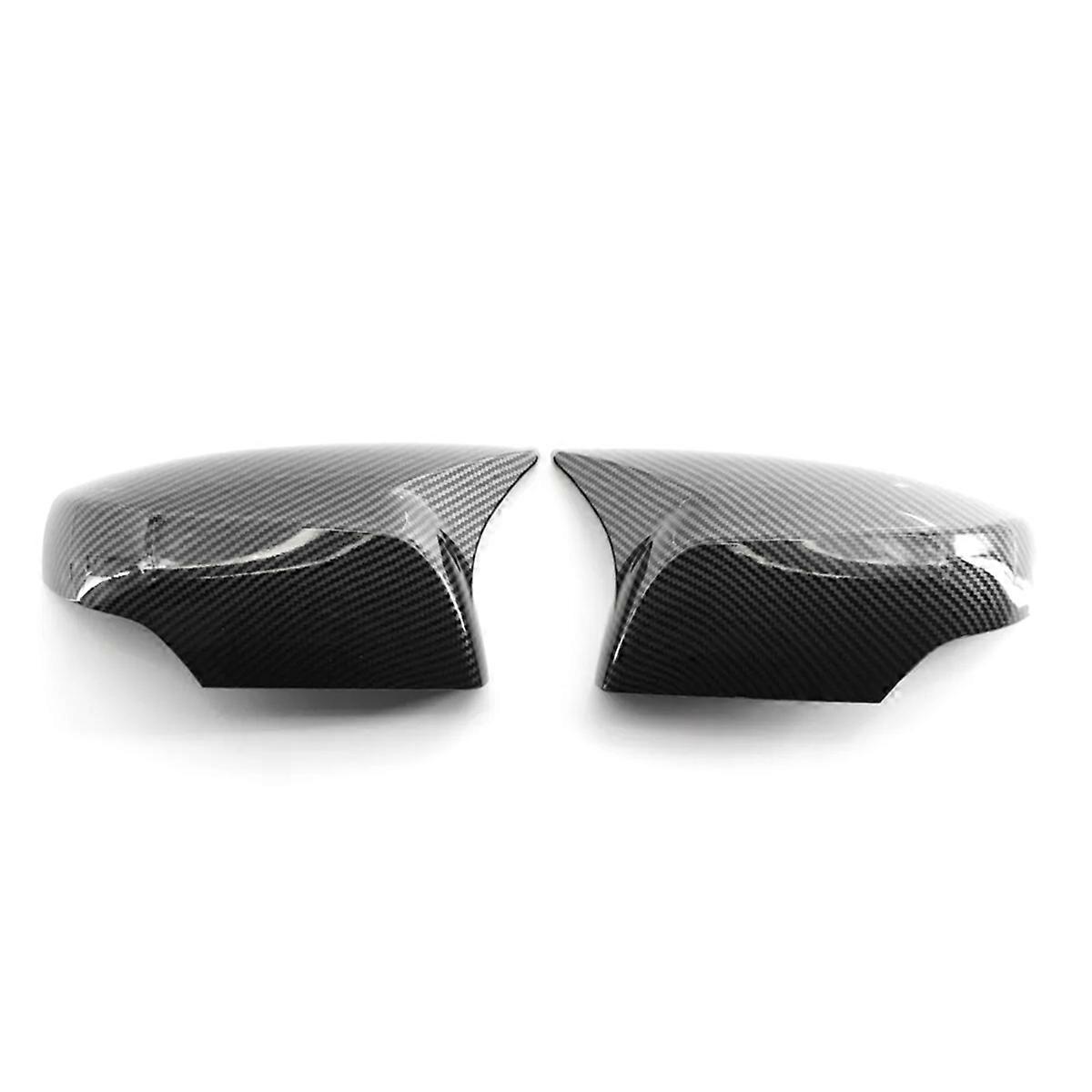 L+R Rearview Mirror Cover Shell Stickers for Forester 14-18 Carbon Fiber