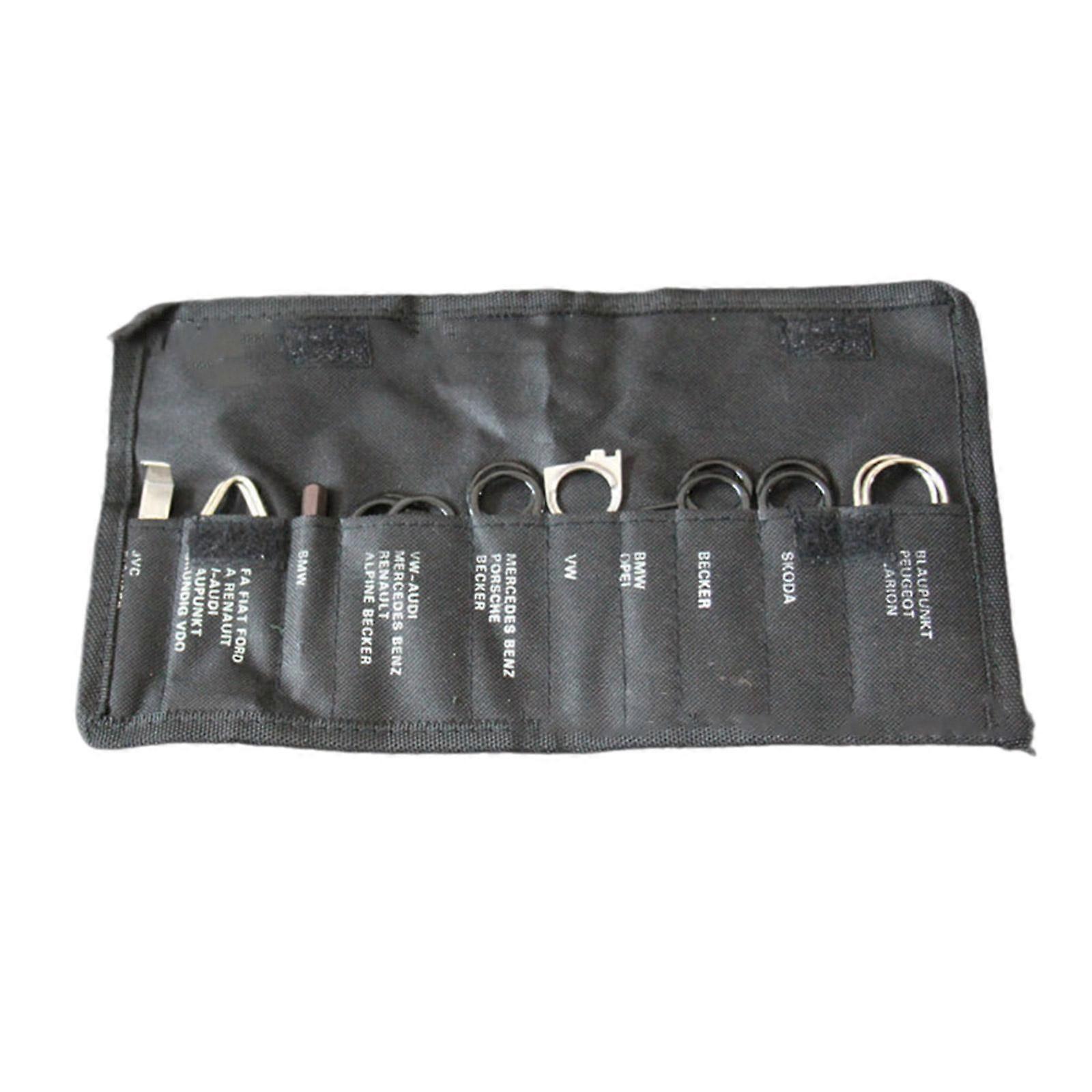 20Pcs Trim Removal Tool Kit Stereo Player Radio Removal Keys Tool Kit Auto Radio Repair Removal Tool