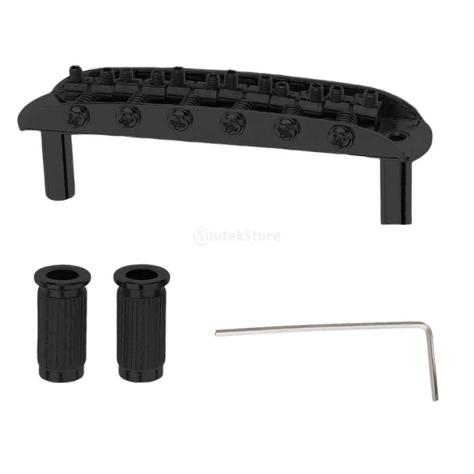 Γέφυρα σέλας αντικατάστασης κιθάρας με το κλειδί σχήματος L για τα μέρη ηλεκτρικών κιθάρων Fender Jaguar - χρώμιο