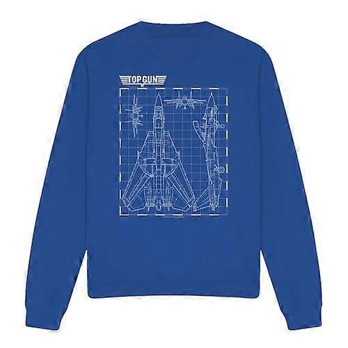 Top Gun Unisex Adult Schematic Sweatshirt
