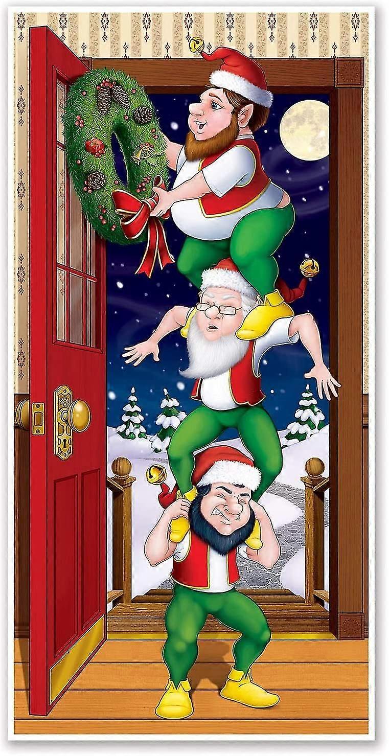 Christmas Elves Door Cover