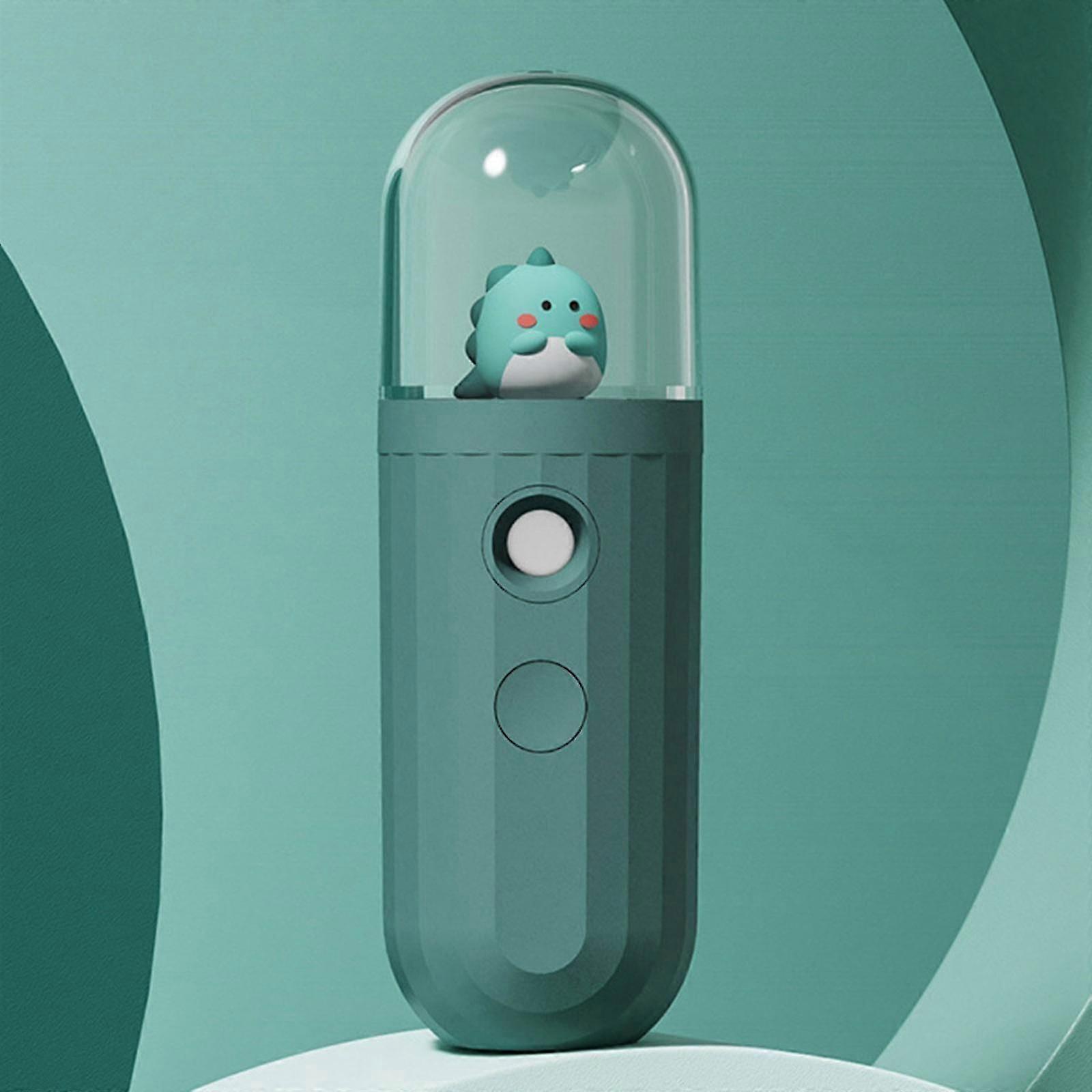 Portable Handheld Cartoon Spray Moisturizer - Green