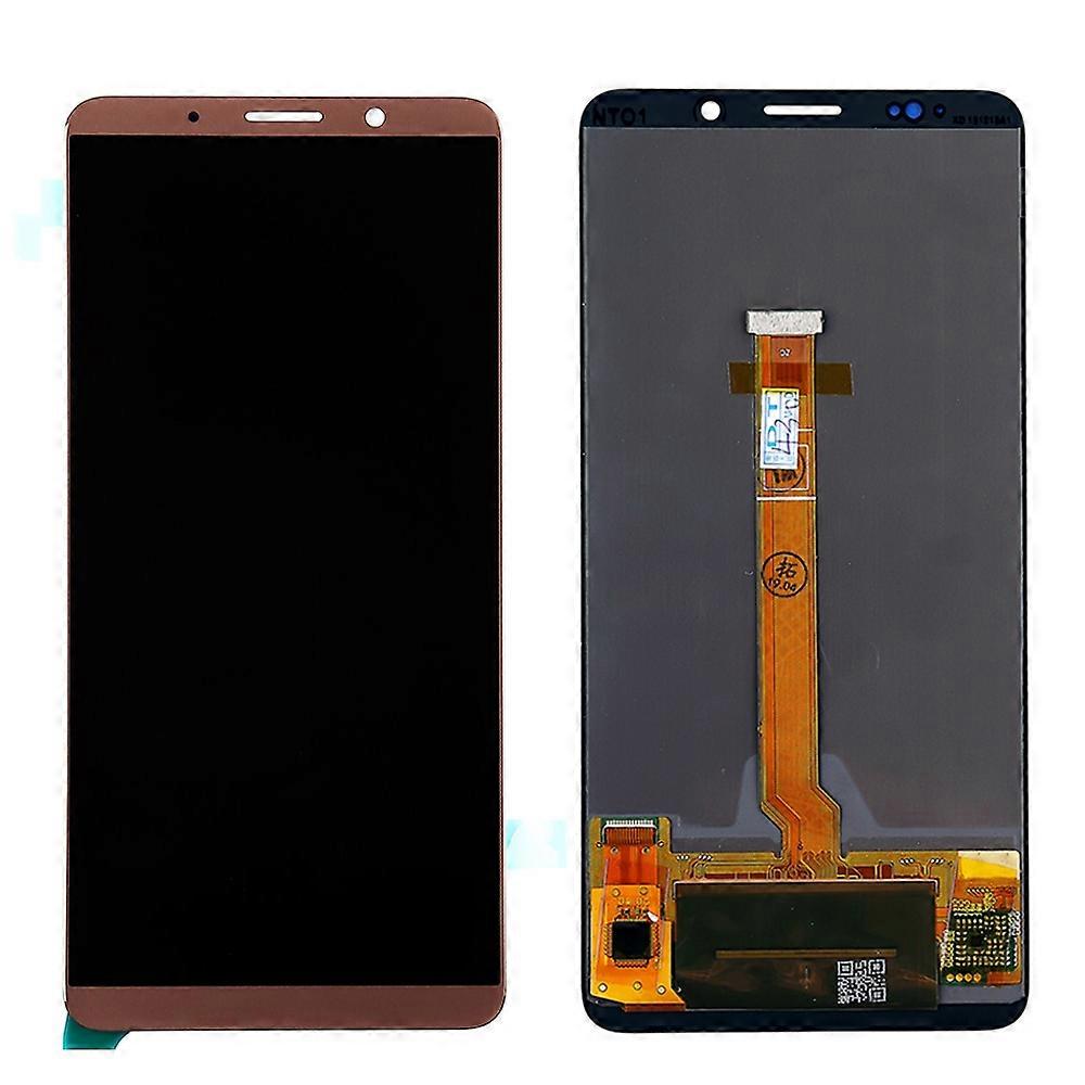 LCD Screen and Digitizer Assembly Repair Part (without Logo) for Huawei Mate 10 Pro-Brown