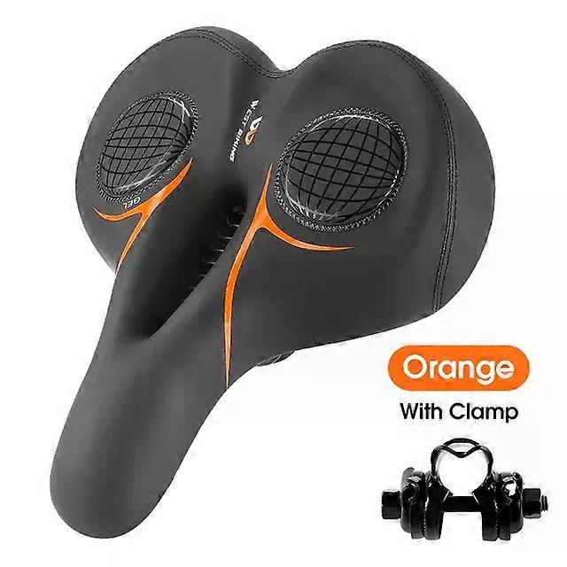 Comfortable Foam Bicycle Saddle MTB Shock Absorber 30cm Extra Wide Seat Cushion For Commuter Bike Exercise Bike