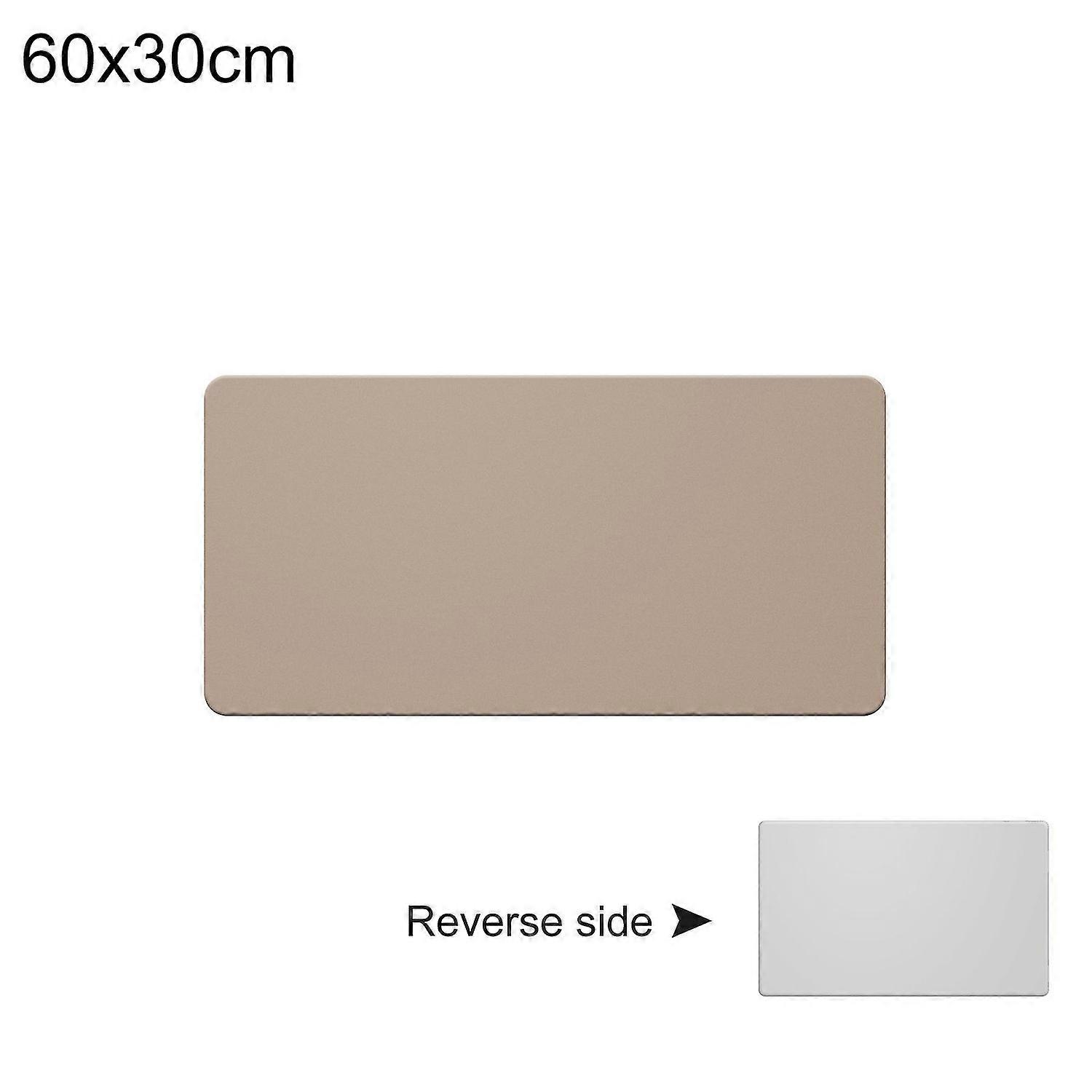 Mouse Pad Two-sided Use Anti-slip Faux Leather Waterproof Thicken Large Computer Desktop Mice Mat fo