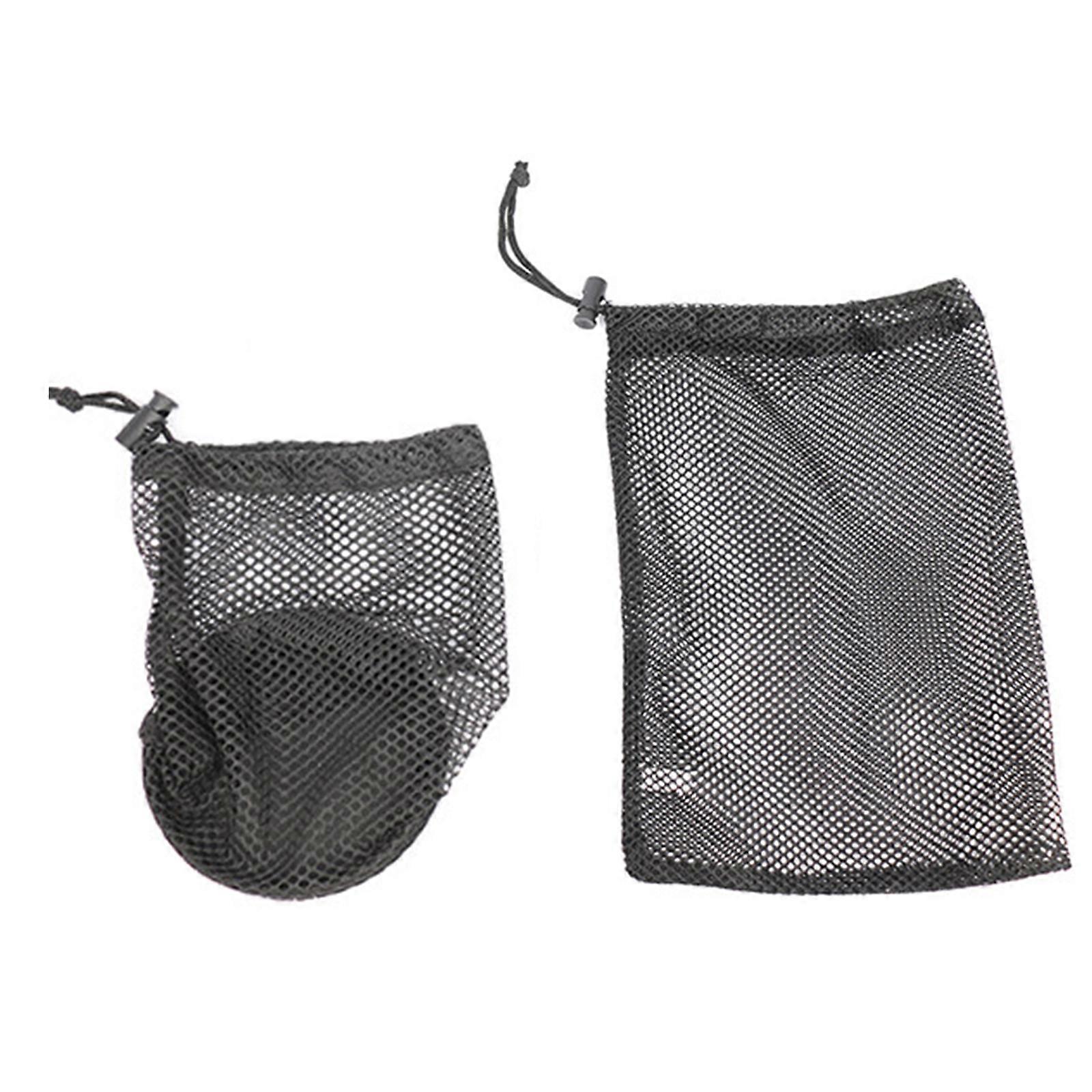 Portable Golf Net Bag Large & Small Combination Net Bags Large Capacity Duable Nylon Mesh Pouch for Easy Organization