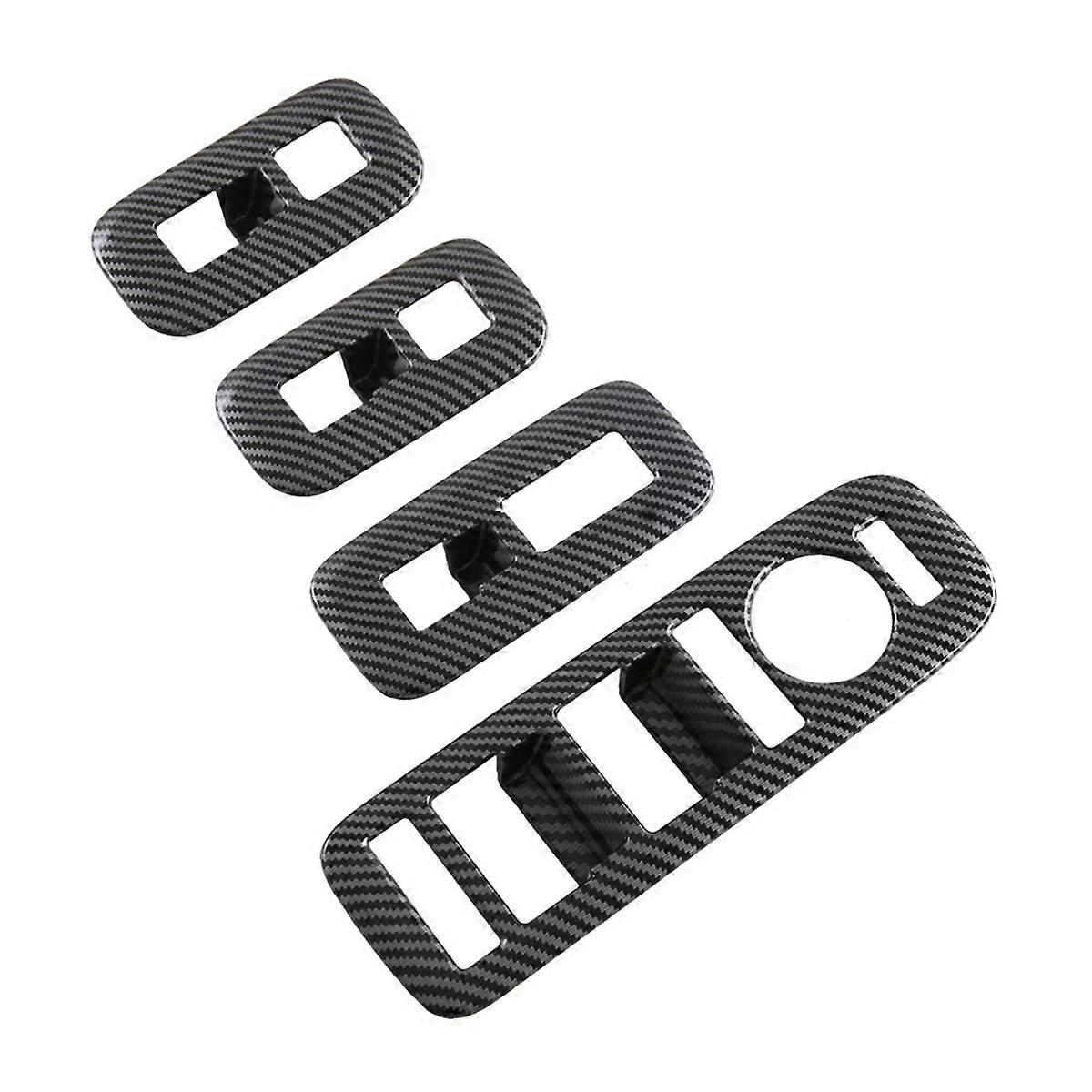 For LHD Car Window Lift Switch Buttons Cover Trim Accessories