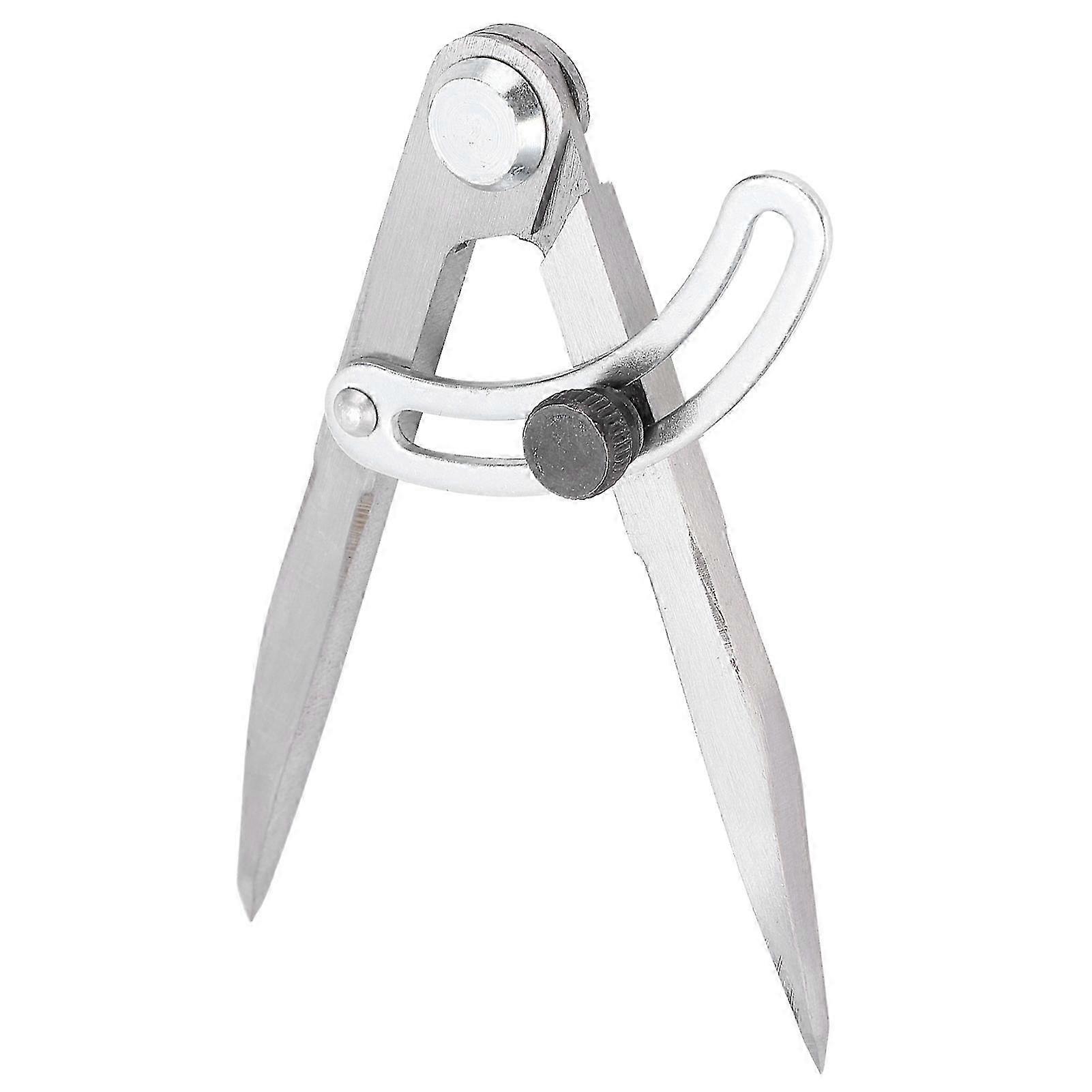 Steel Wing Divider Pencil Marking Compass Circle Maker Adjustable Scriber Craftsman 125mm