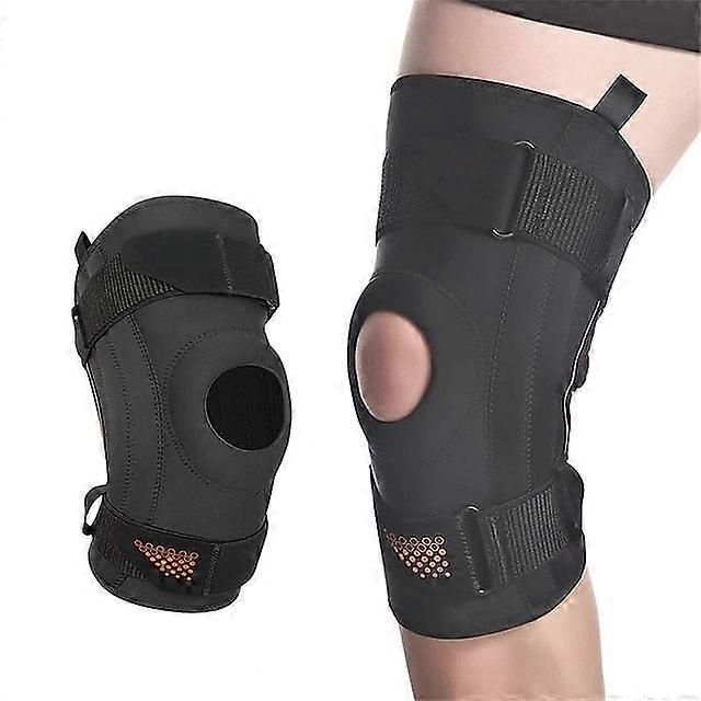 Neoprene Knee Support With 4 Spring Stabilizers - Compression For Sports & Exercise
