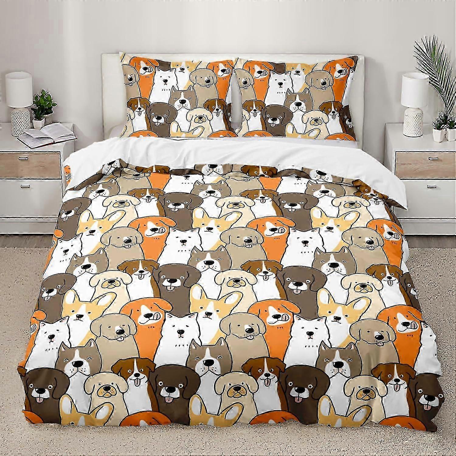 b1257 ملاءات سرير خضراء طباعة لحاف طباعة 3 قطع طقم مفروشات 1 غطاء لحاف و 2 غطاء وسادة ملاءات سرير gb1257