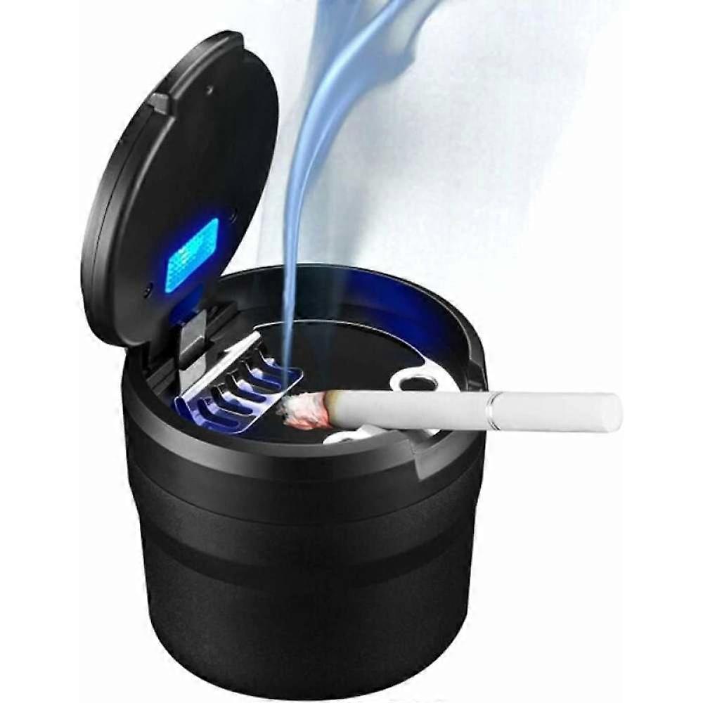 Compact LED Windproof Car Ashtray