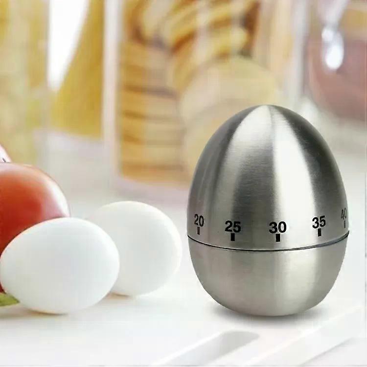 Mechanical Egg Timer-60-Minute Stainless Steel Kitchen Timer