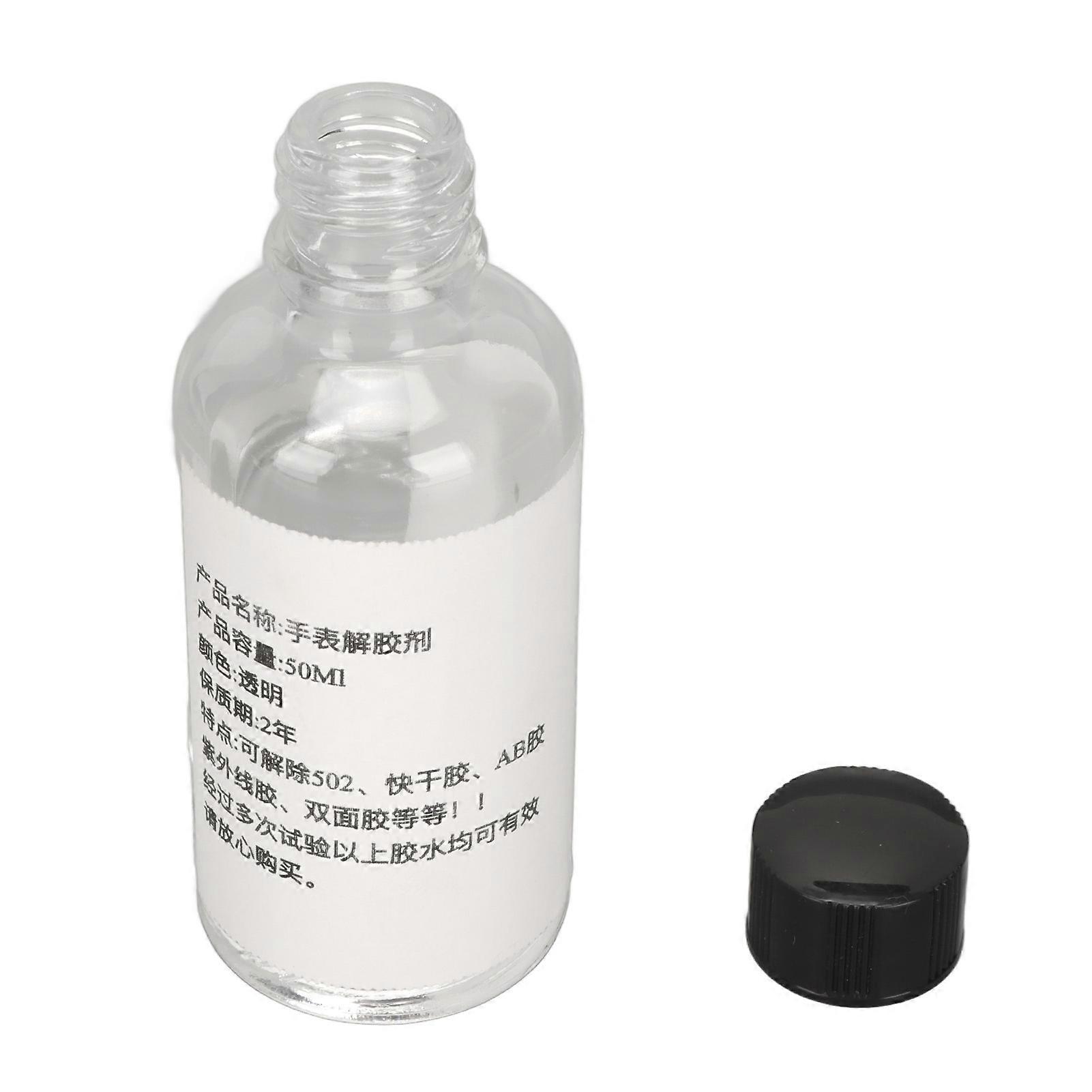 DTCY Super Glue Remover 50ml Efficiente Pratico Portatile Colla Adhesive Remover Colla Rimozione Residui di Colla per Orologi 502 Colla