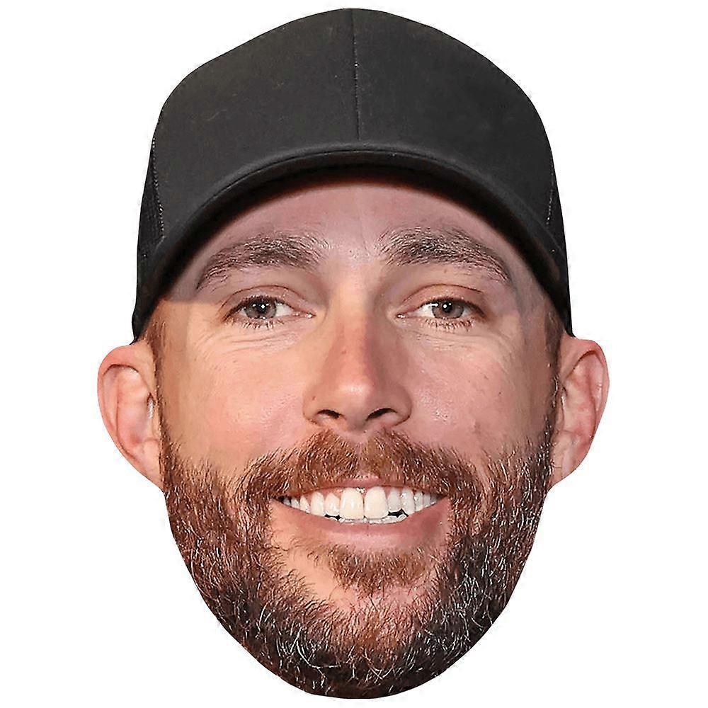 Ross Chastain (Beard) Celebrity Mask, Flat Card Face